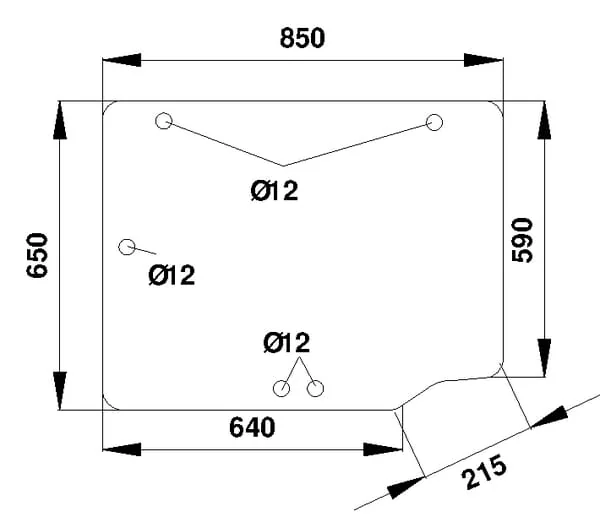 Kramp - D7099 - Rear window upper