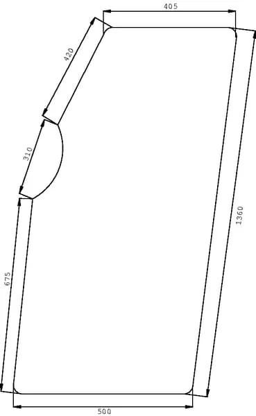 Kramp - D7502 - Door Glass