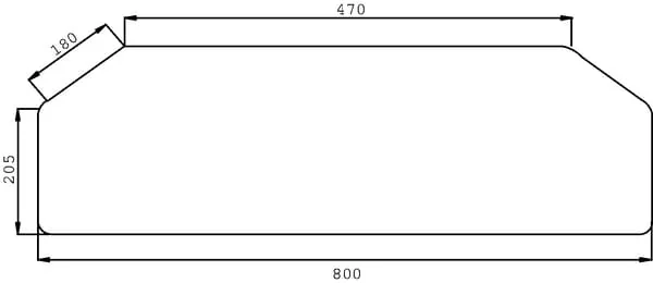 Kramp - D7548 - Kramp Rear Window Lower