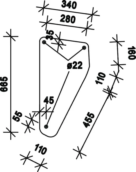 Kramp - D7711 - Kramp Windshield Lower