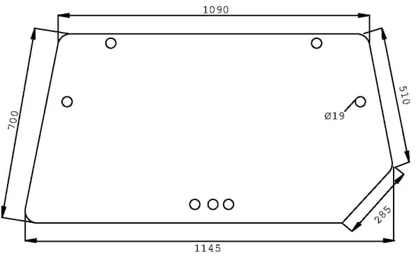 Kramp - D7747 - Kramp Rear Window Upper