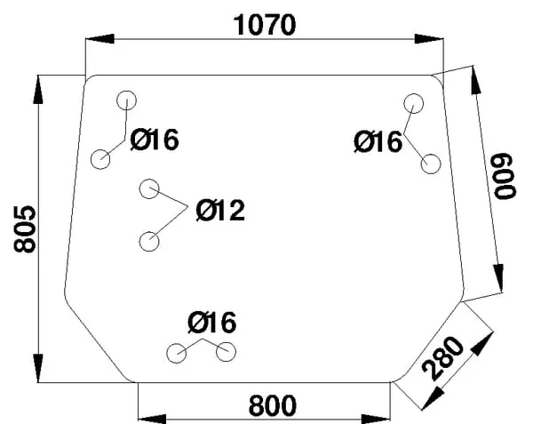 Kramp - D8051 - Upper Rear Window