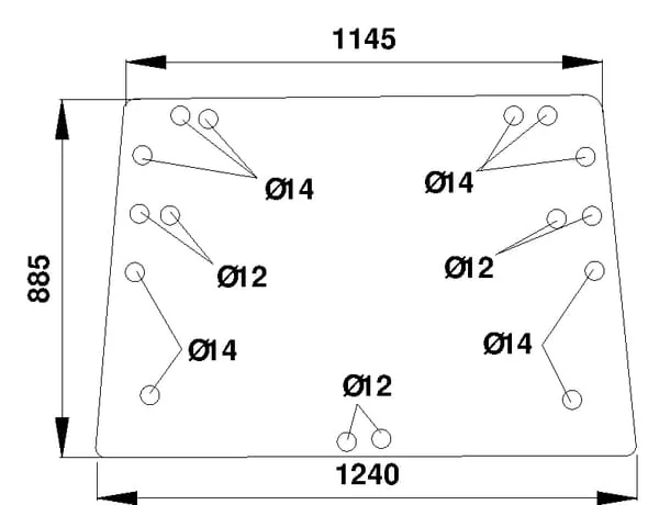 Kramp - D8505 - Kramp Rear Window Upper
