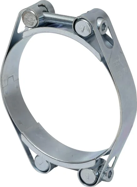 Kramp - DBHC100110 - Hose Clamp, 100-110mm Double Bolt, Double Band DIN912 Zinc Plated Kramp