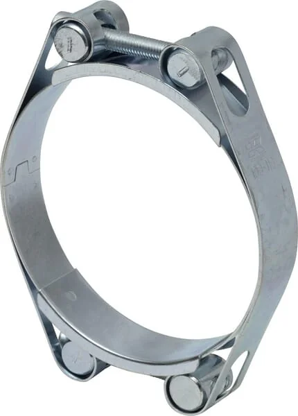 Kramp - DBHC100110 - Hose Clamp, 100-110mm Double Bolt, Double Band DIN912 Zinc Plated Kramp