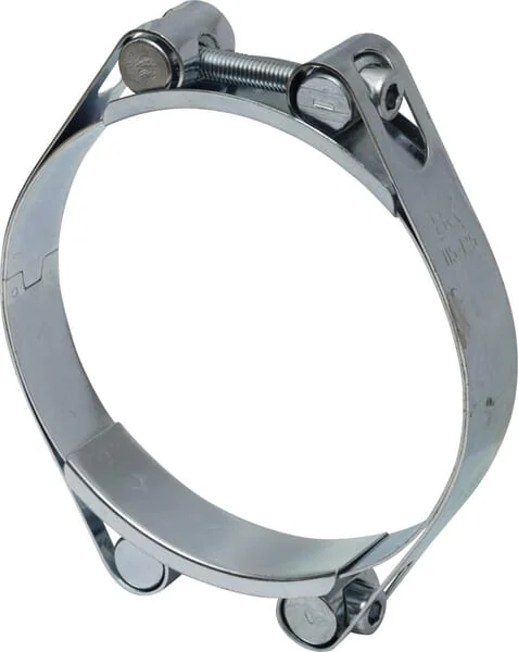 Kramp - DBHC115125 - Hose Clamp, 115-125mm Double Bolt, Double Band DIN912 Zinc Plated Kramp