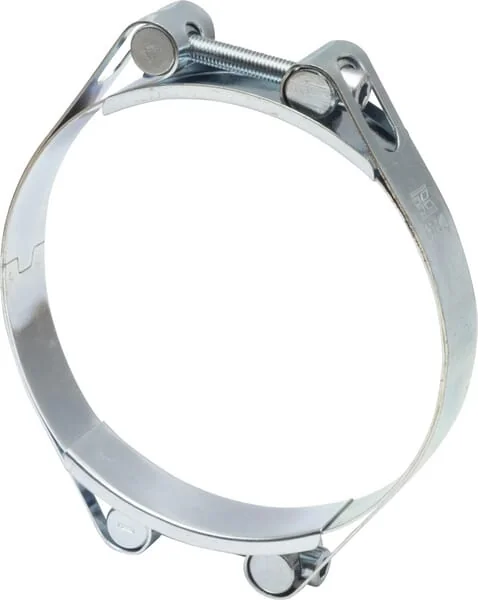 Kramp - DBHC130140 - Hose Clamp, 130-140mm Double Bolt, Double Band DIN912 Zinc Plated Kramp