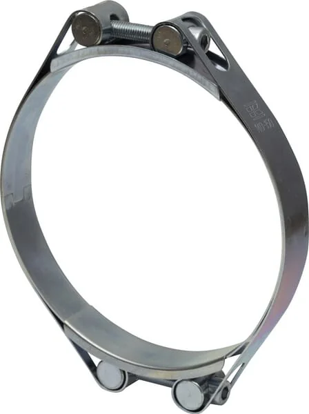 Kramp - DBHC140150 - Hose Clamp, 140-150mm Double Bolt, Double Band DIN912 Zinc Plated Kramp