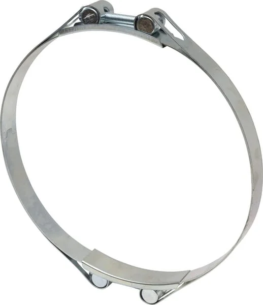 Kramp - DBHC210220 - Hose Clamp, 210-220mm Double Bolt, Double Band DIN912 Zinc Plated Kramp