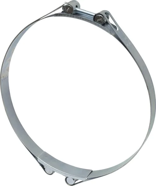 Kramp - DBHC250260 - Hose Clamp, 250-260mm Double Bolt, Double Band DIN912 Zinc Plated Kramp