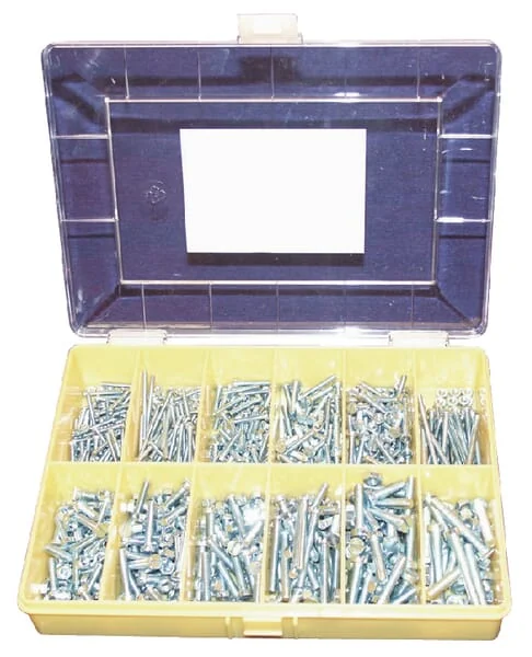 Kramp - DIN84ASS - Slotted Cheese Head Screw Assortment Set DIN84