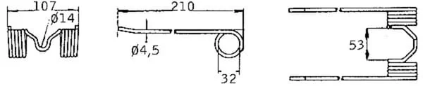 Kramp - E17615N - Pick-Up Tine John Deere