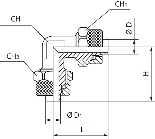 Kramp - ECPO6 - Elbow Coupler Push-on