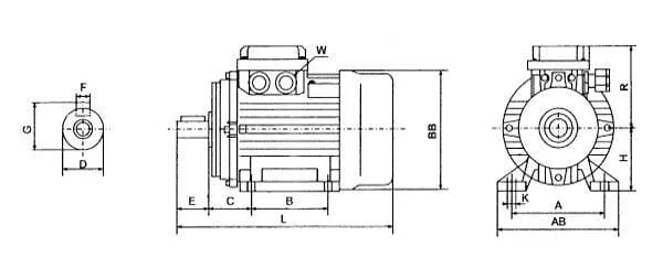 Kramp - EM112M2B3300IE3AKR - Electric Motor 4 Kw
