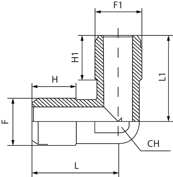Kramp - EMM18 - Elbow Fitting