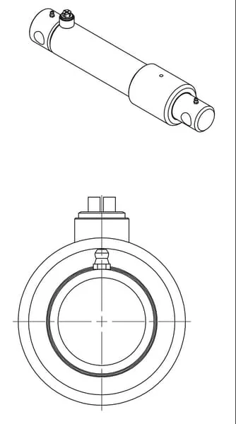 Kramp - EPL50200ST - Kramp Cylinder EPL50-200/361