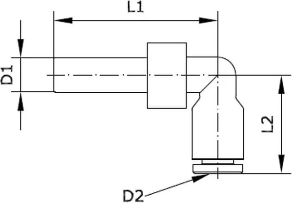 Kramp - ETERM4P - Push-In Fitting
