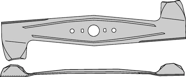 Kramp - FGP007154 - Blade L: 420mm/17", Round Hole: Diameter 27 Suitable for Honda by Kramp