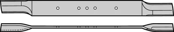 Kramp - FGP007401 - Blade L: 460mm, Round Hole: Diameter 8 Suitable For Westwood By Kramp