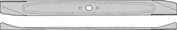 Kramp - FGP011258 - Blade L: 762mm/30", 6 Star Hole: Diameter 16.5 Suitable for MTD by Kramp