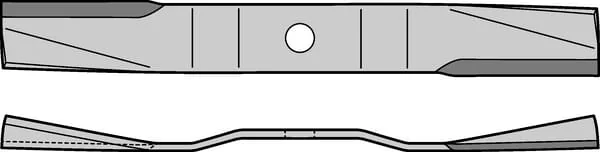 Kramp-fgp013047 - Blade L: 520mm/20", round hole: Ø28.5 suitable for Kubota by Kramp