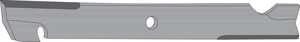 Kramp - FGP406457 - Blade L: 457mm, Round Hole: Diameter 15.9 Suitable For Sabo By Kramp