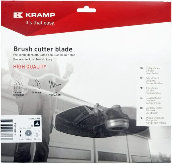 Kramp - FGP505868 - Brushcutter Blade 3t, L:250, Diameter 25.4, 3mm