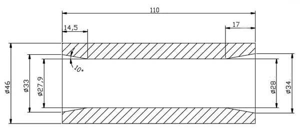 Kramp - FT1014 - Conical Bush For Tine