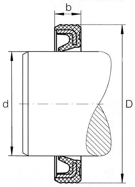 Kramp - G14223 - Oil Seal 14x22x3mm Type:g Kramp