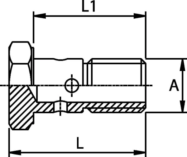 Kramp - HBM12 - Banjo Bolt m12x1,5