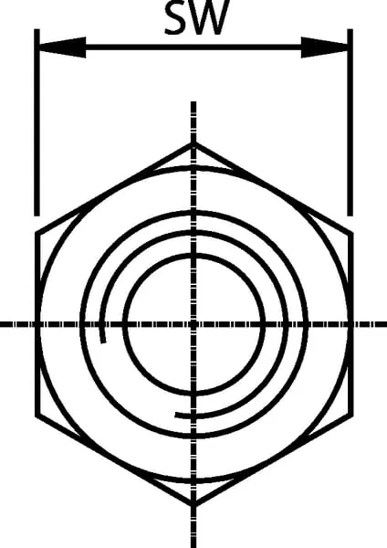 Kramp - HBMF6100 - Banjo Bolt m6x1.00