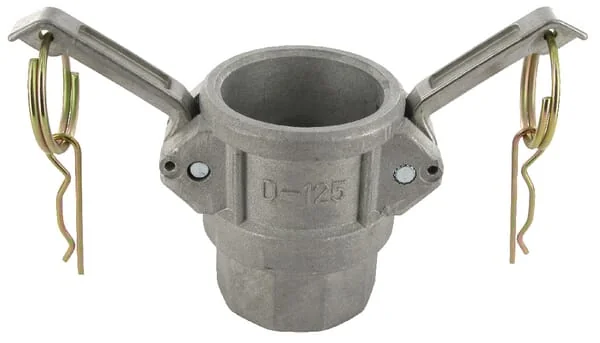 Kramp - HCN100DSS032 - Camlock Type D 1 1/4" Female Thread, Stainless Steel