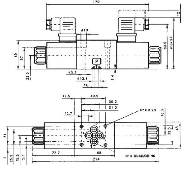 Kramp - HD3PS1PCR410 - Proportional Valve HD3-PS-1-P-C-R4
