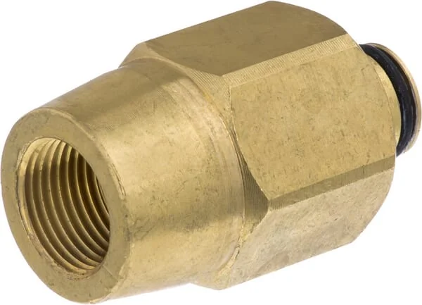Kramp - HD565684 - Adaptor K-Lock TR22 Female Thread x 3/8" Female Thread, Brass
