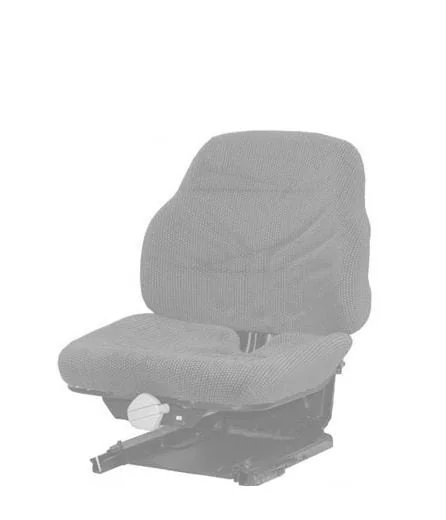 Kramp - I20145KR - Tailored Seat Cover, Fabric, Black, Designed For Grammer And COBO
