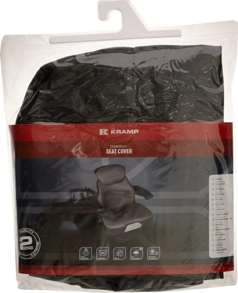 Kramp - I20445KR - Tailored Seat Cover, Fabric, Black, Designed For Grammer