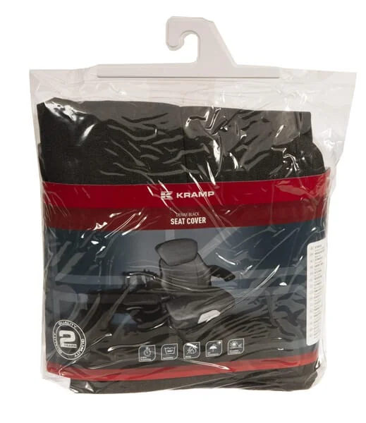 Kramp - I20645KR - Kramp Tractor Seat Cover Standard Black