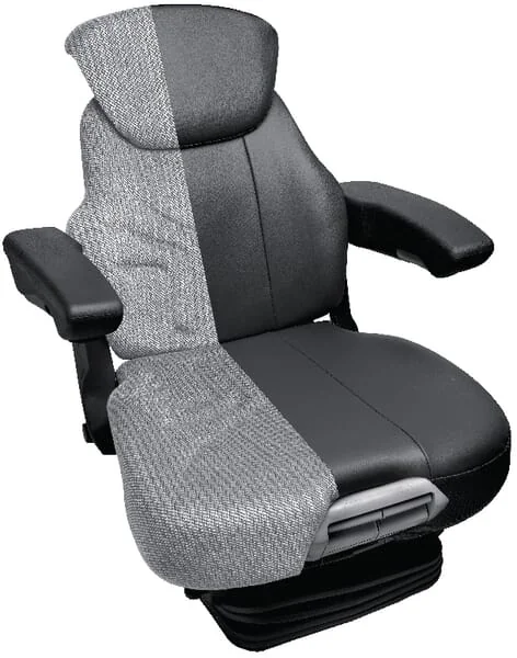 Kramp - I60246KR - Tailored Seat Cover, PVC, Black, Designed for Grammer