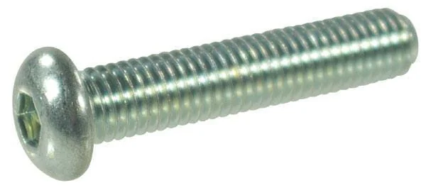 Kramp - ISO7380310109 - Flat Round Hex Screw m3x10 10.9 ZP