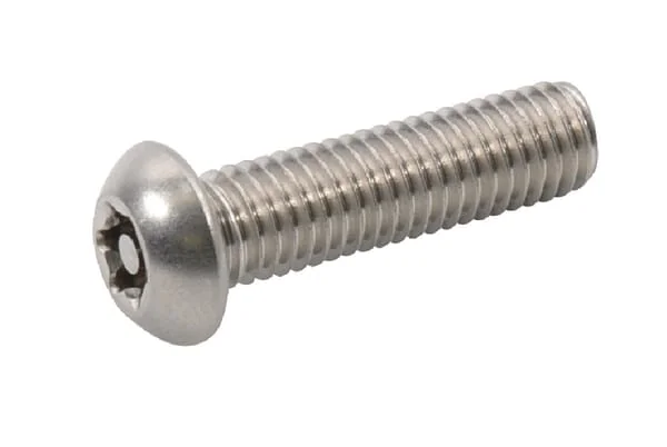 Kramp - ISO7380TP840RVSB - Socket Head Cap Screw with Ball Head M8x40 Torx Pin Stainless Steel-A2