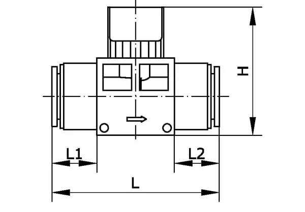 Kramp - Inline Shutoff Valve