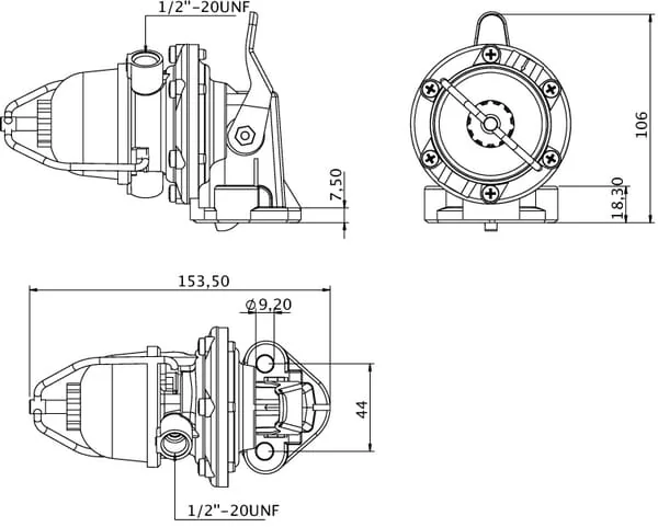 Kramp - K944997KR - Fuel Pump, Suitable For David Brown