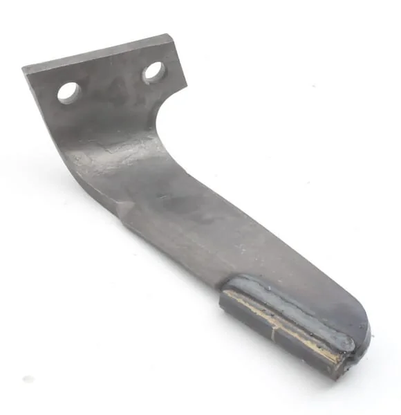 Kramp - KE0705C2 - Power Harrow Tine 2x Carbide Tiles LH, Length 270mm, Suitable For Kuhn, Kramp