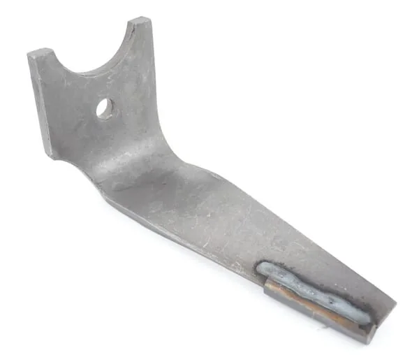 Kramp - KE0713C2 - Power Harrow Tine 2x Carbide Tiles LH, Length 315mm, Suitable For Kuhn, Kramp