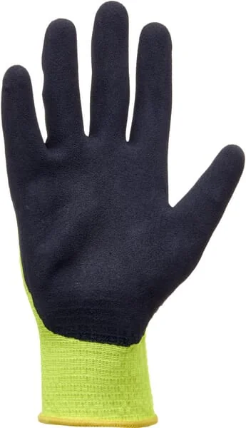 Kramp - KG0101107 - Work Gloves Yellow Polyester 23cm Long Size 7/S Protect by Kramp