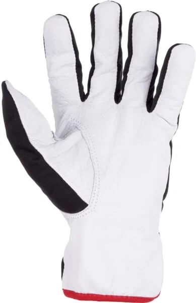 Kramp - KG0101511 - Work Gloves Made of Black-White Leather/Polyester Size 11/2XL Protect by Kramp