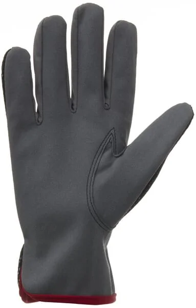 Kramp - KG0101606 - Work Gloves Black-Grey Microfiber/Polyester Size 6/XS Protect By Kramp