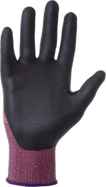 Kramp - KG0200306 - Work Gloves Red Polycor 21.5 cm Long Size 6/XS Protect By Kramp