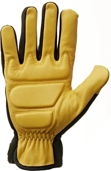 Kramp - KG0400112 - Arbeitsschutzhandschuhe aus Schwarz-Gelb Leder/Ethylen-Vinylacetat/Spandex Groesse 3XL