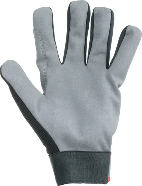 Kramp - KG0400207 - Black-Grey Microfiber/Spandex Work Gloves Size 7/S Protect by Kramp